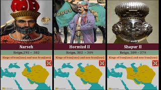 Timeline the kings of the Medieval Superpower Sasanian Empire iran [upl. by Ytsanyd]