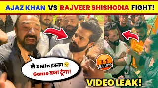 OMG🤯 Ajaz Khan vs Rajveer Shishodia Full Fght Video Rajveer Shishodia Vs Ajaz Khan Controversy [upl. by Ynabla150]