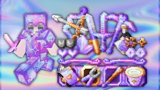 Iridescence 32x  aesthetic minecraft java amp bedrock pvp texture pack release  tysm for 2k [upl. by Eberhart387]