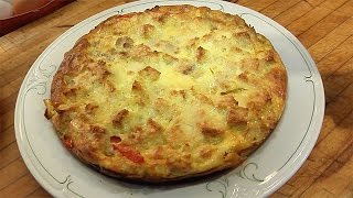 Lidia Bastianichs Sausage Bread and Pepper Frittata [upl. by Ylen]