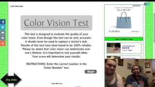 Color Blind Test Jumpscare [upl. by Kristine]