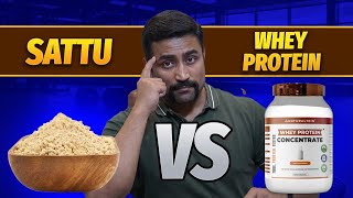 Sattu vs Whey Protein  Debate Ends Here  the Final Answer [upl. by Noll288]