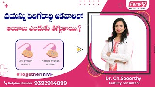 Why do Ovaries Decrease in women with age After 30 Dr Spoorthy  Ferty9  91 9392914099 [upl. by Gnirol]