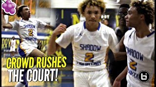 Jaelen House Damn Near Caused a RIOT Crowd Rushes The Floor Shadow Mountain vs Buckeye [upl. by Ailemac]