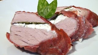 Gefülltes Schweinefilet Video  Anleitung  Rezept [upl. by Lifton]