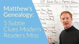 Matthews Genealogy 5 Subtle Clues Modern Readers Miss  Whiteboard Bible Study [upl. by Jeaz]