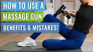 How To Use A Massage Gun  Risks Benefits Best Settings [upl. by Winther]