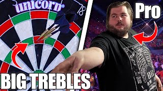 How Many 180s Can A Pro Hit On A Double Sized Treble 20 [upl. by Amato372]