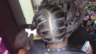 How to FEED IN BRAIDS ON KIDS EASY [upl. by Ane]