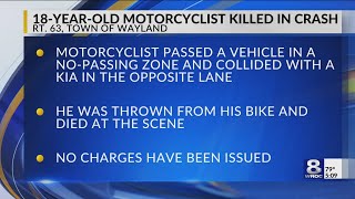 Motorcyclist killed in crash on Rt 63 in Wayland [upl. by Archibald]