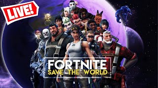 🟢LIVE  HELPING EVERYONE IN SAVE THE WORLD  1000VBUCKS GIVEAWAY 💚  FORTNITE [upl. by Whalen]