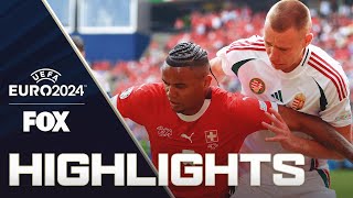 Hungary vs Switzerland Highlights  UEFA Euro 2024 [upl. by Viens]