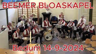 Bedum COMPILATIE BEEMER BLOASKAPEL CONCERT 1492024 [upl. by Annayi]