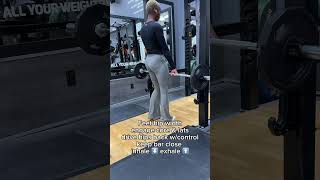 Barbell Romanian Deadlift BB RDL [upl. by Albion]