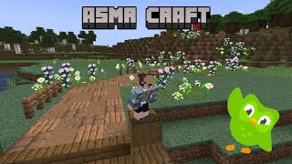 ASMR Craft  Making The Paths amp Learning Korean  Minecraft SMP  Soft Whispering Mouth Sounds [upl. by Laina]