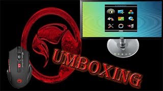 Umboxing Mouse Scorpion M201  MonitorAOC E943FWSK [upl. by Aivon]