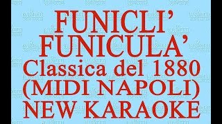 Funiculì Funiculà  Midi Napoli  New Karaoke  Antologia della canzone napoletana [upl. by Eshman785]