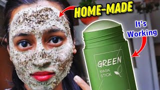 Green Stick Mask  I Made My Own Viral Green Stick Mask And Result Really Suprising  Video Video [upl. by Brnaba]