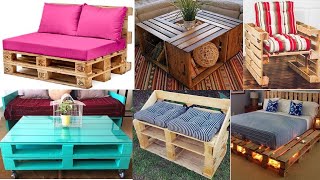 Wooden pallet furniture and decor ideas 2  Recycle pallet ideas  Pallet uses pallet decor ideas [upl. by Baxie]