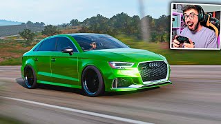 TUNEANDO EL EXCLUSIVO AUDI RS3 EN FORZA HORIZON 5 😍 [upl. by Anayit416]