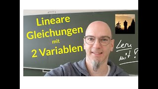 Lineare Gleichungen mit 2 Variablen [upl. by Nallac]