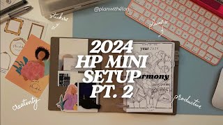 2024 HP Mini Setup amp Planner FlipThrough  Discbound Planner System [upl. by Nylesoj368]