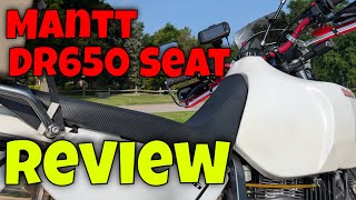 Mantt DR650 seat initial review [upl. by Lundin]