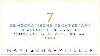 Havo Maatschappijleer § 72 Inrichting van de democratische rechtsstaat [upl. by Burd742]