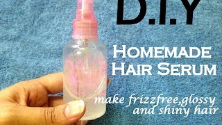 Homemade hair serum for frizz freesoftshiny and glossy hair [upl. by Tabby]