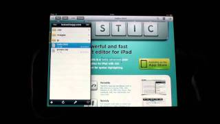 Textastic 11  Text Editor with Syntax Highlighting for iPad [upl. by Koblick734]