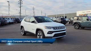 2022 Jeep Compass Limited Sport Utility Cleveland Brunswick Parma Medina North Olmstead [upl. by Rubetta]