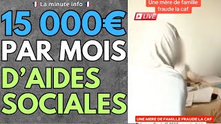 CETTE MUSULMANE TOUCHE 15 000€ PAR MOIS TOUTES AIDES SOCIALES CONFONDUES [upl. by Merell595]