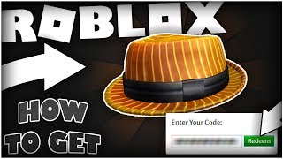 PROMO CODE How to get the Firestripe Fedora ROBLOX [upl. by Lombardo414]