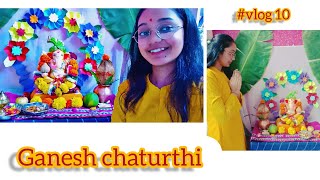 Ganesh chaturthi vlog 2023  Ganpati Bappa morya 🙌🏻🌹 [upl. by Roosevelt]