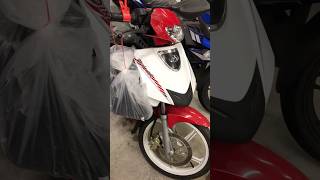 Modenas Dinamik 120 White Red Brand New modenas dinamik120 moto motorcycle 2stroke 2t [upl. by Akcirahs]