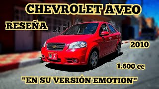 Conociendo a fondo el CHEVROLET AVEO EMOTION 16 2010  MOTOR STOCK [upl. by Nielsen]