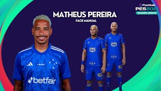 Matheus Pereira  Face Manual  PES 2021 [upl. by Kielty906]