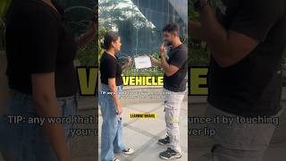 Correct Pronunciation ✅ learnwithrahil pronunciation vehicle youtubeshorts ielts spokenenglish [upl. by Boehmer935]