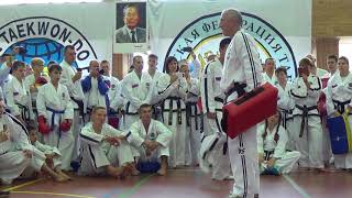 Часть19 ТаеквонДо ИТФ Семинар Jurek Jedut Jaroslav Suska 2017 TaekwonDo ITF Seminar [upl. by Aitekram39]