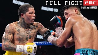 Davis vs Barrios FULL FIGHT June 26 2021  PBC on Showtime PPV [upl. by Cila]