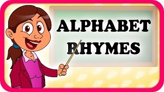 ABCD Alphabet Rhymes Lyrical Video  English Nursery Rhymes Full Lyrics For Kids amp Children [upl. by Ner854]