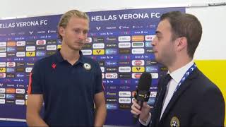 Verona  Udinese 00  24 Settembre 2019  Intervista Post Partita Barak [upl. by Rodmun]