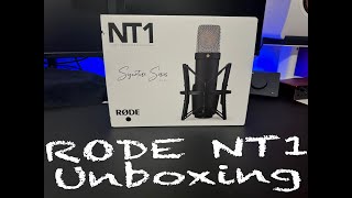 RODE NT1 Unboxing [upl. by Estell]