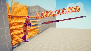 2000000000 DAMAGE PILUM vs EVERY UNIT  Totally Accurate Battle Simulator TABS [upl. by Ynomrah950]