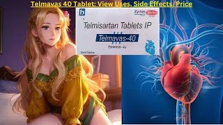 Telmavas 40 Tablet View Uses Side Effect Price thepharmacist heart telmisartan telmavas40 vir [upl. by Suzy82]