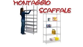 Scaffali Metallici in acciaio cromato [upl. by Sillig]