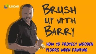 How to Protect Wooden Floors when Painting  Tutorial [upl. by Muriah]