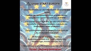 Unsere Lösung für das 21Jahrhundert europa europarlament neuwahlen bundestag bundestagswahl [upl. by Brightman]