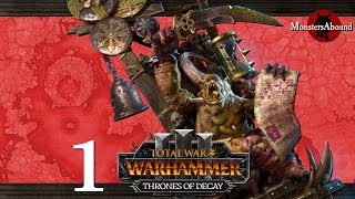 Total War Warhammer 3  Thrones of Decay  Epidemius Tallyman of Pestilence 1 [upl. by Amyaj298]