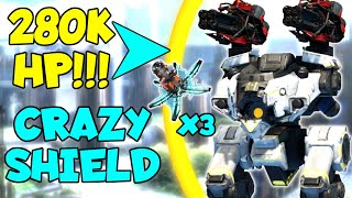 OMG Buffed Shield Fortified BULWARK Protecting Titans  War Robots MK3 Walking Fortress Gameplay WR [upl. by Ttenna]